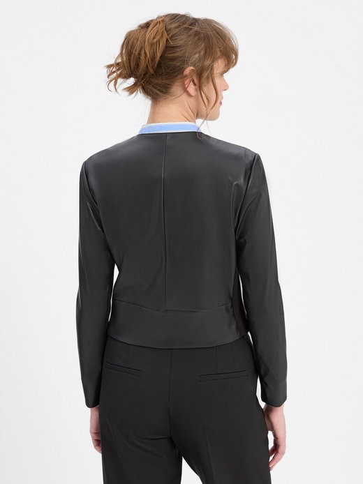 Damen Kunstlederjacke