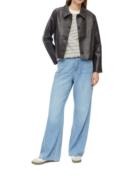Damen Kunstlederjacke