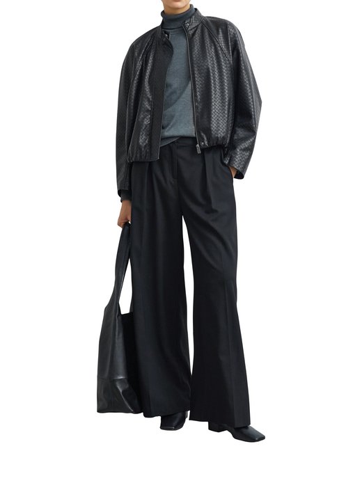 Damen Kunstlederjacke