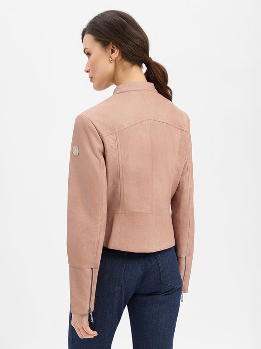 Damen Kunstlederjacke