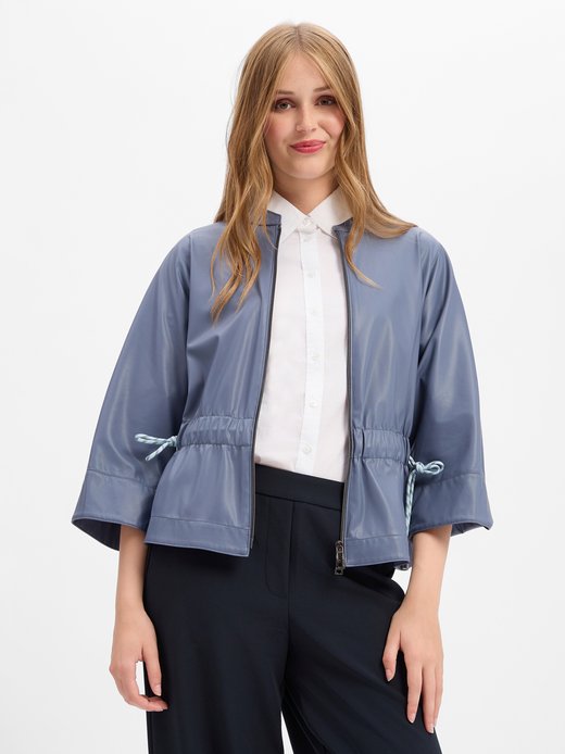 Damen Kunstlederjacke