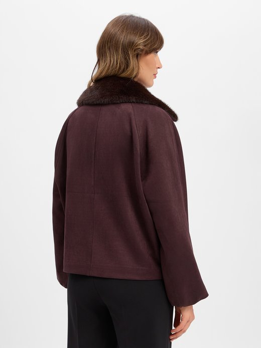 Damen Kunstlederjacke