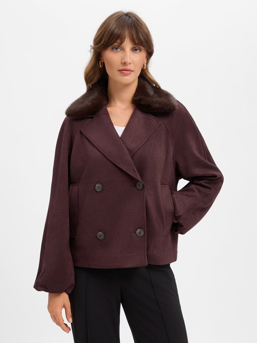 Damen Kunstlederjacke