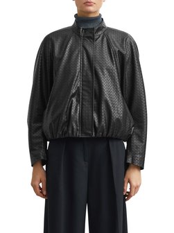 Damen Kunstlederjacke