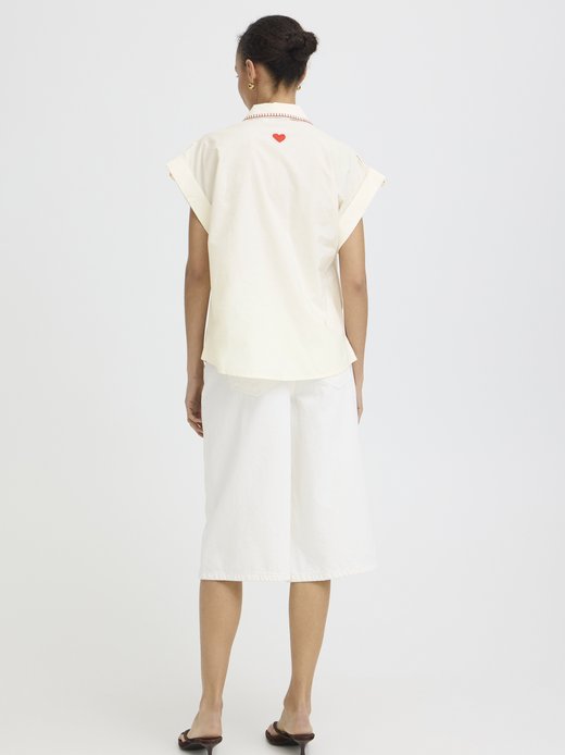 Damen Kurzarm-Bluse BYJESSEL