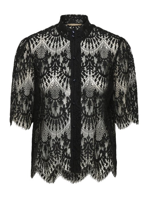 Damen Kurzarm-Bluse CUokram
