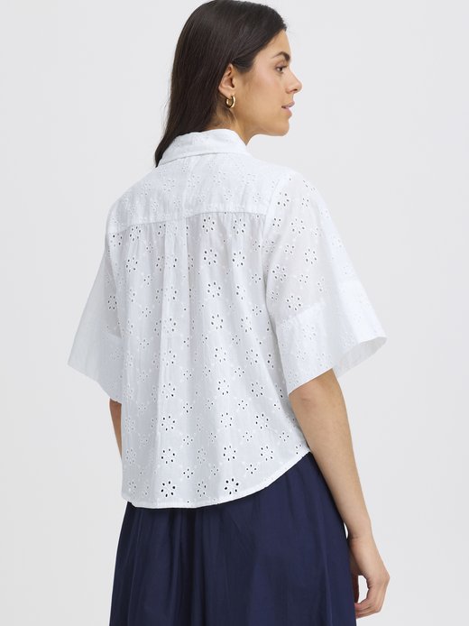 Damen Kurzarm-Bluse FRBLAIR