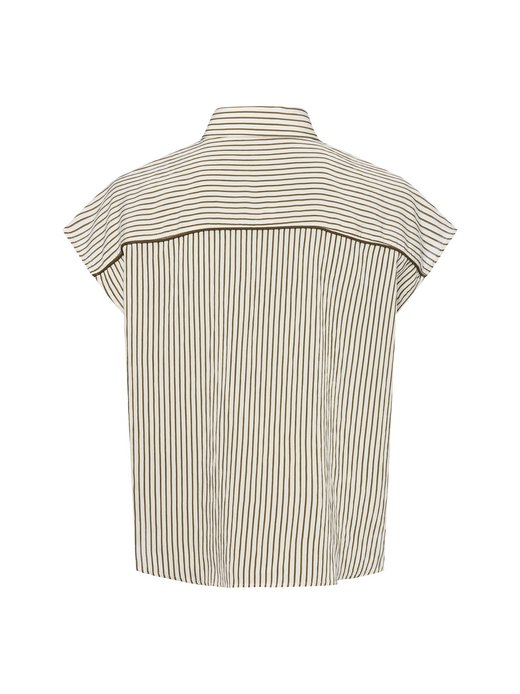 Damen Kurzarm-Bluse - Famella