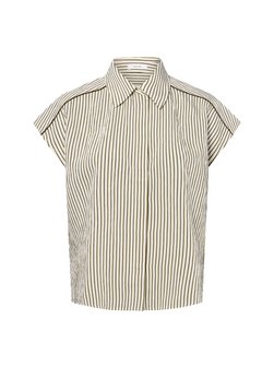 Damen Kurzarm-Bluse - Famella