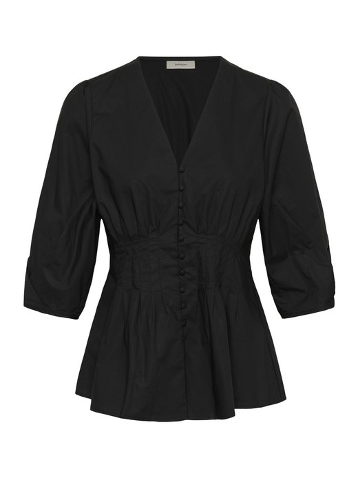 Damen Kurzarm-Bluse HAZEIW