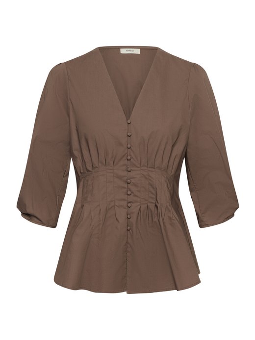Damen Kurzarm-Bluse HAZEIW
