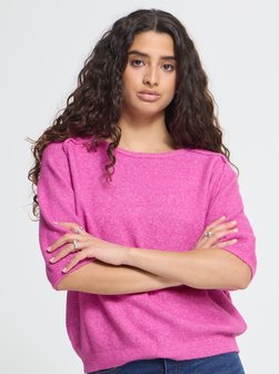 Damen Kurzarm-Bluse IHDASILA