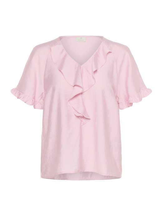 Damen Kurzarm-Bluse KAmariana