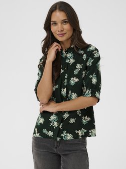 Damen Kurzarm-Bluse KAvelana