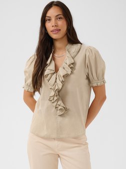 Damen Kurzarm-Bluse LousaSZ