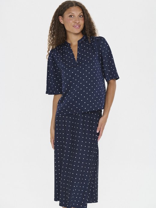 Damen Kurzarm-Bluse MagalieSZ