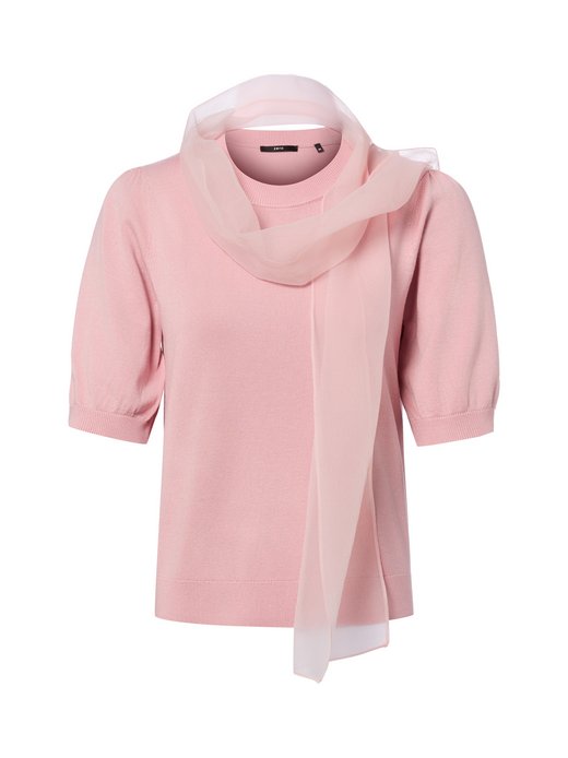 Damen Kurzarm-Feinstrickpullover