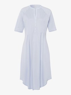 Damen Kurzarm Nachthemd  -  Cotton Deluxe 100cm