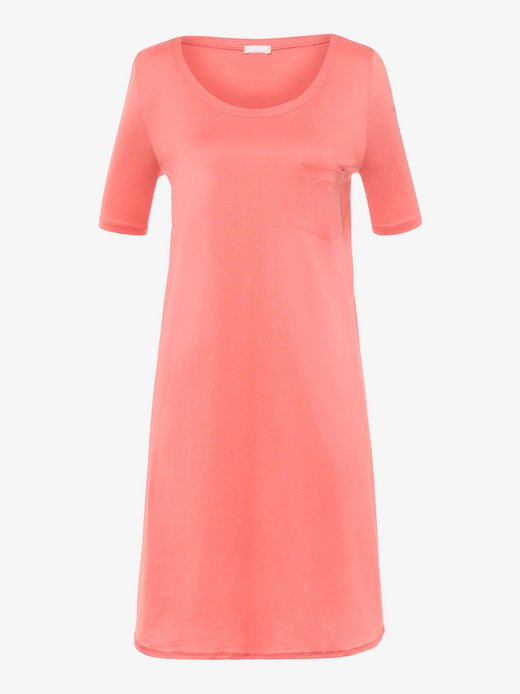 Damen Kurzarm Nachthemd  -  Cotton Deluxe