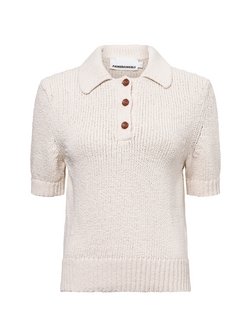 Damen Kurzarm-Pullover - Aanya
