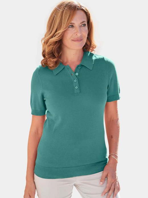 Damen Kurzarm-Pullover - Kurzgöße