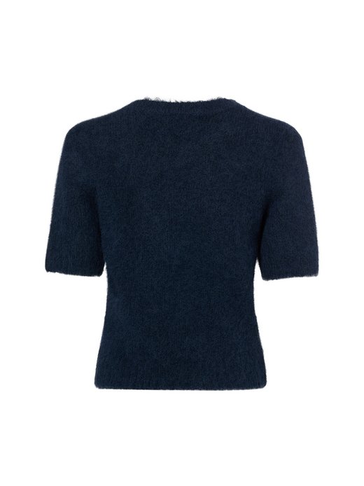 Damen Kurzarm-Pullover aus Alpakawolle - Sajeanne