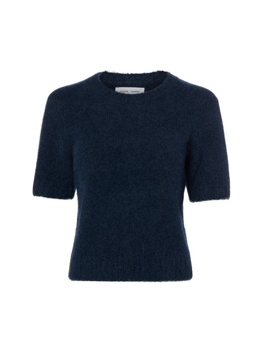Damen Kurzarm-Pullover aus Alpakawolle - Sajeanne