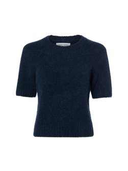 Damen Kurzarm-Pullover aus Alpakawolle - Sajeanne