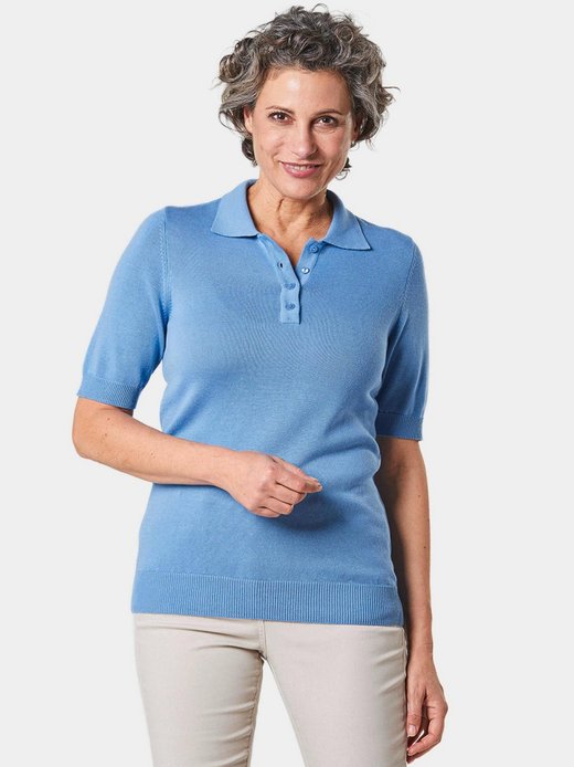 Damen Kurzarm-Pullover