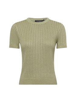 Artikelbild Damen Kurzarm-Pullover von Lauren Ralph Lauren in schilf silber meliert