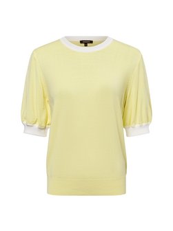 Artikelbild Damen Kurzarm-Pullover von More & More in zitrone uni