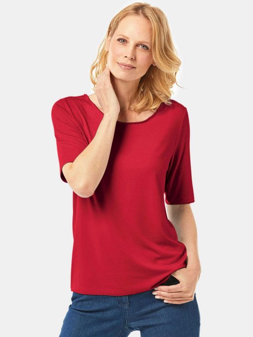 Damen Kurzarm-Shirts - Kurzgröße