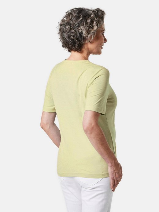 Damen Kurzarm-Shirts uni