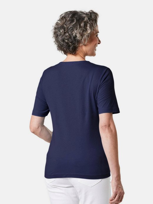 Damen Kurzarm-Shirts uni