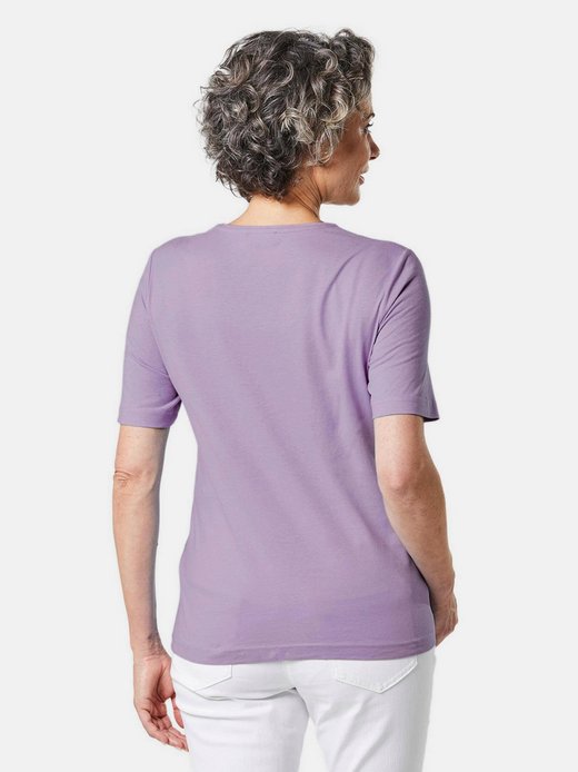 Damen Kurzarm-Shirts uni