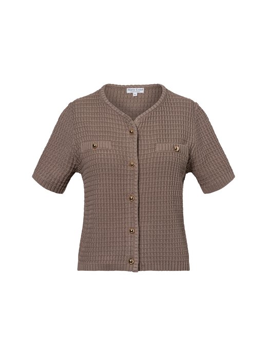 Damen Kurzarm-Strickjacke