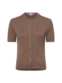 Damen Kurzarm-Strickjacke