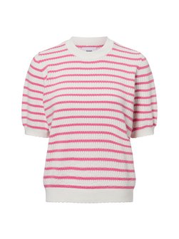 Damen Kurzarm-Strickpullover - Nunicole