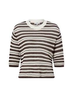 Damen Kurzarm-Strickpullover - Punny