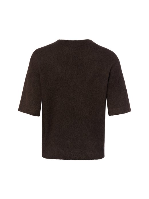 Damen Kurzarm-Strickpullover mit Mohair-Anteil - Pammi