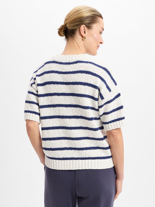 Damen Kurzarm-Strickpullover