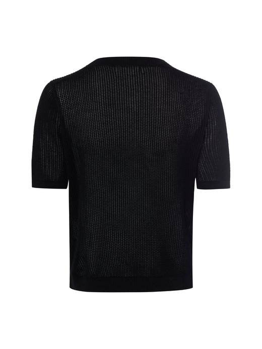 Damen Kurzarm-Strickpullover