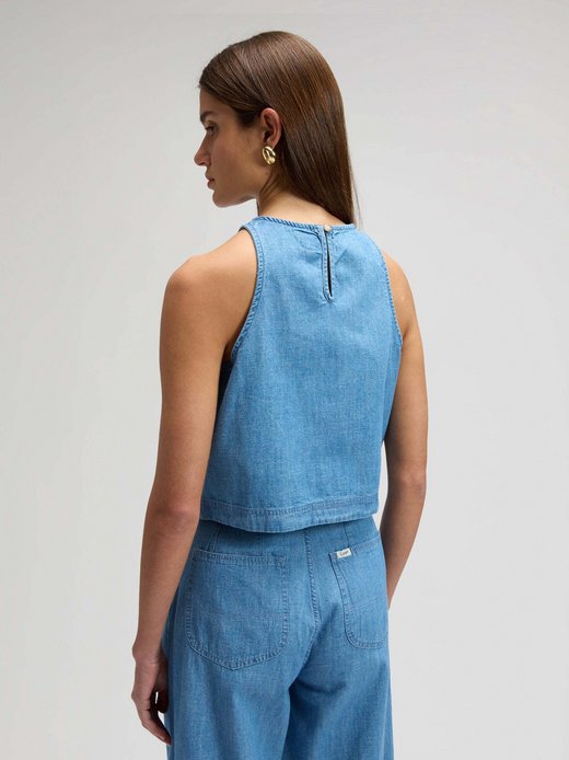 Damen Kurzarmbluse - Boxy Sleeveless