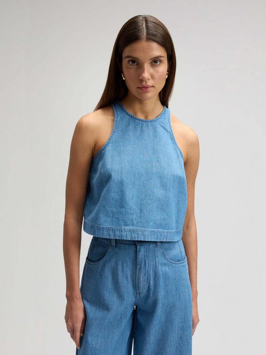 Damen Kurzarmbluse - Boxy Sleeveless