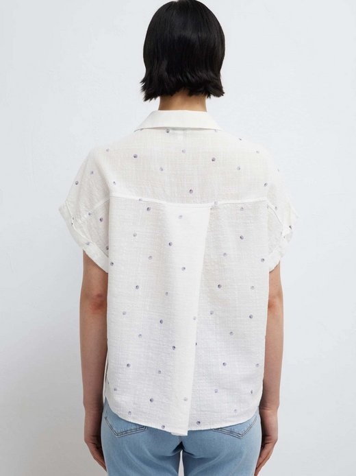 Damen Kurzarmbluse - Short Sleeve Woven