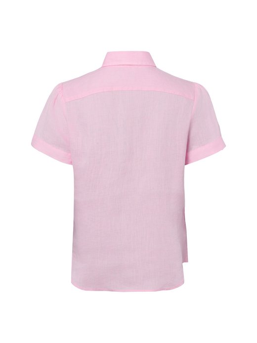 Damen Kurzarmbluse aus Leinen