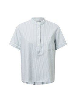 Artikelbild Damen Kurzarmbluse von Marc O'Polo Denim in hellblau weiß gestreift