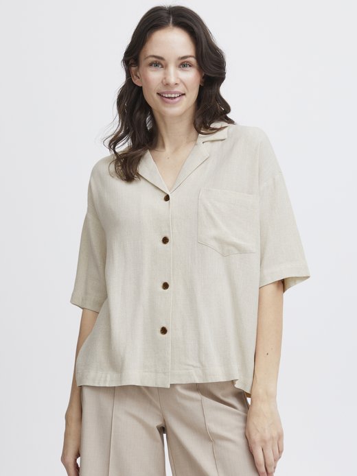 Damen Kurzarmhemd FRATEL