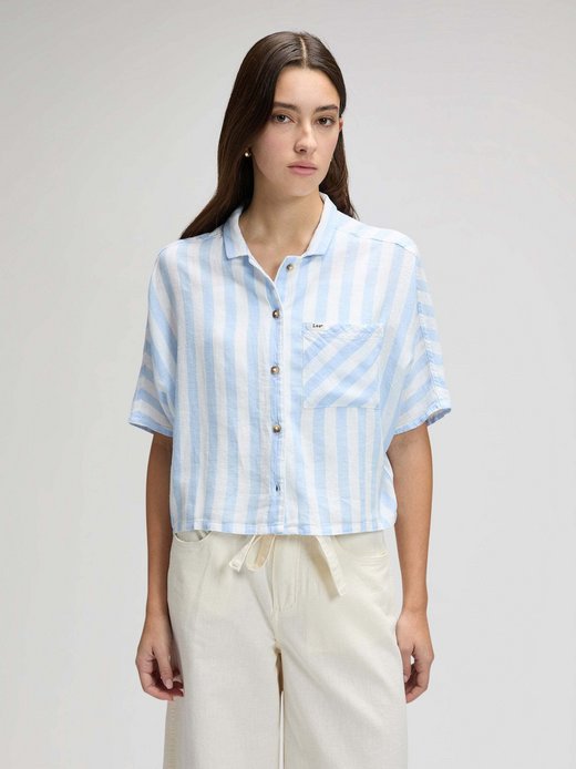 Damen Kurzarmhemd - Resort