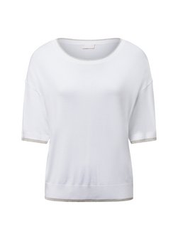 Artikelbild Damen Kurzarmpullover - Bianco Iana von Liu Jo Collection in weiß uni